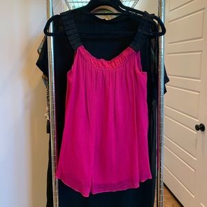 Diane von Furstenberg Pink Silk Top